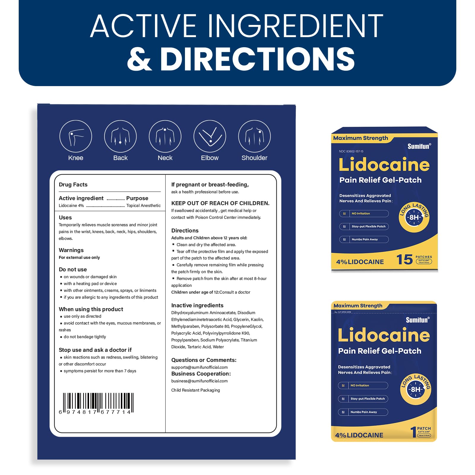 Sumifun NDC label on box for regulatory details