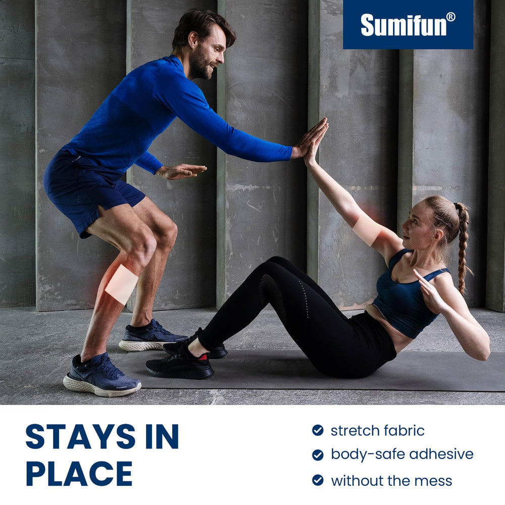 Sumifun patch being applied cleanly for mess-free relief