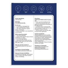 Sumifun patch with reinforced adhesion for secure wear during sports
