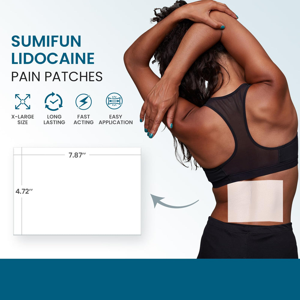 Sumifun XL lidocaine patch provides up to eight hours of relief.