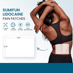 Sumifun XL lidocaine patch provides up to eight hours of relief.