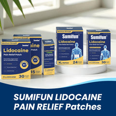 Sumifun XL lidocaine patch with odorless formula for discreet daily use