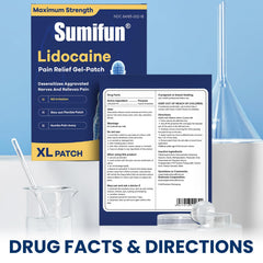 Sumifun XL patch 4% lidocaine for fast, targeted numbing