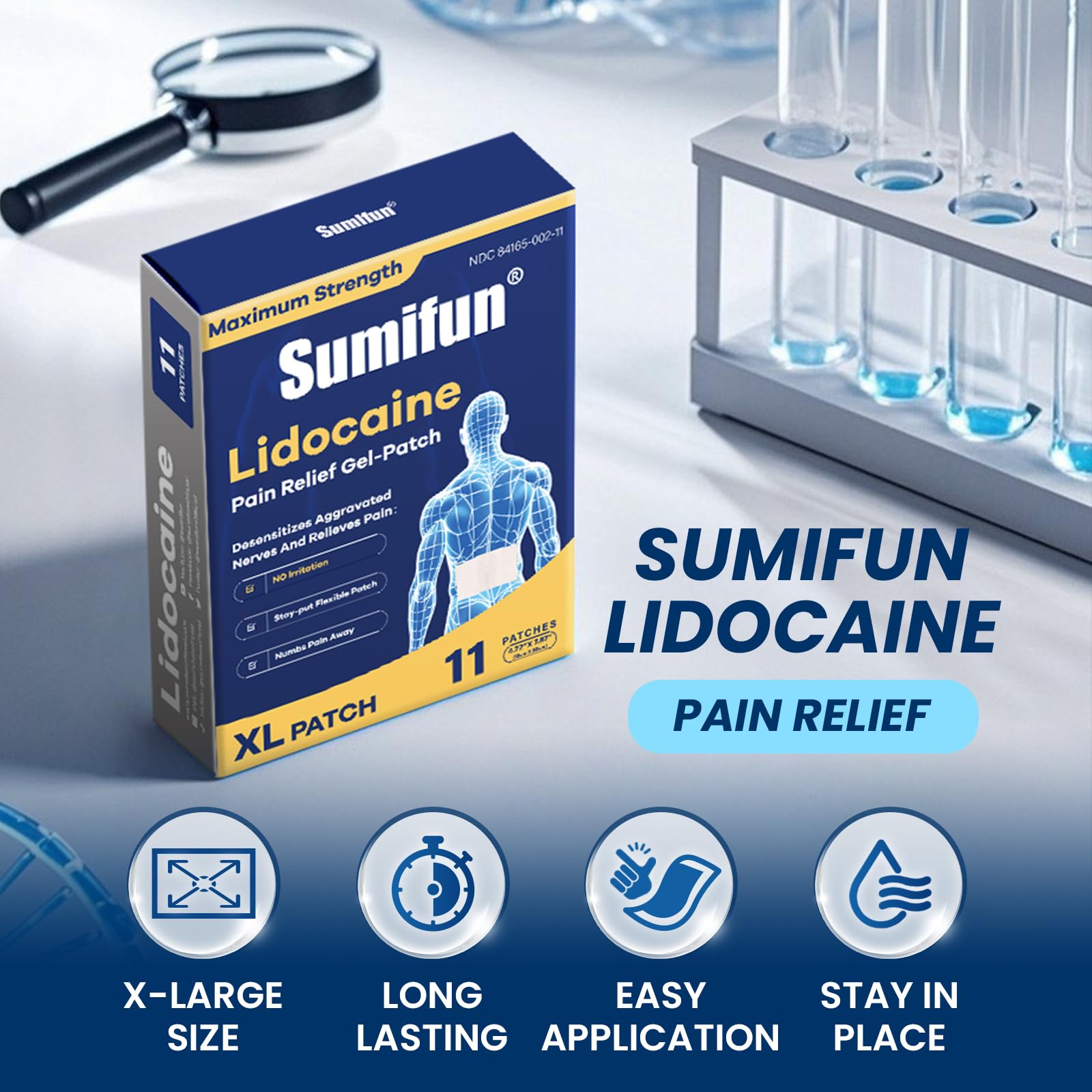Sumifun XL patch ultra-thin fabric blending under clothing