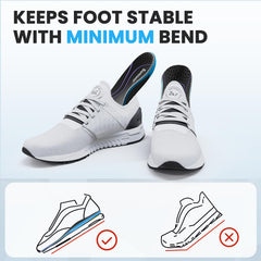 Sumiwish carbon fiber insole high arch support improves foot alignment and comfort.