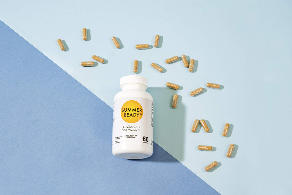 Summer Ready label details highlight high dose D3 and B3 ingredients