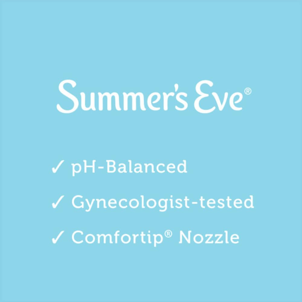 Summer's Eve Island Splash douche being used with flexible neck.
