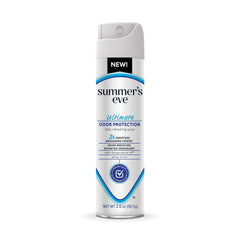 Summer's Eve Ultimate Odor Protection wipes pack for on-the-go freshness.