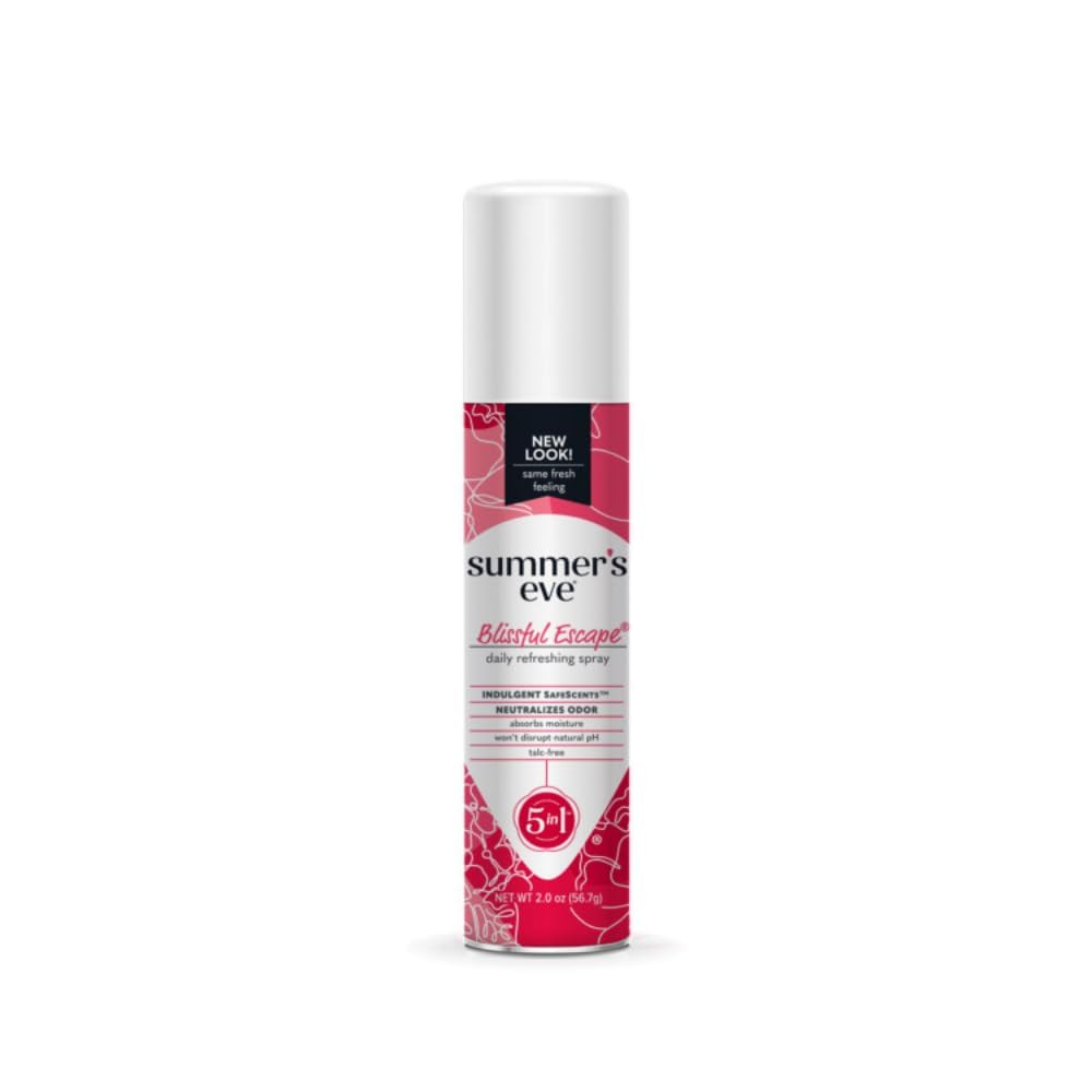 Summer's Eve Island Splash spray bottle for on-the-go freshness