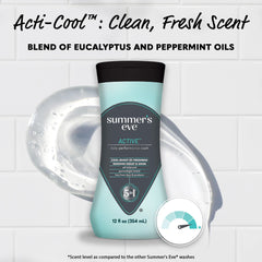 Summer’s Eve Active 3-pack display demonstrates value and consistent care.
