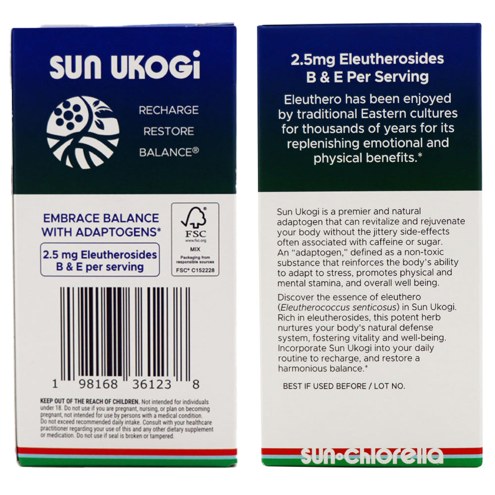 Adaptogen hero branding conveys everyday resilience and well being.