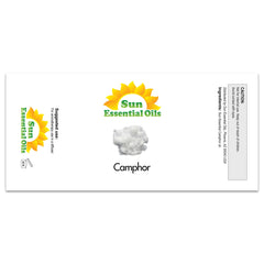Camphor oil used for skin massage with cooling sensation