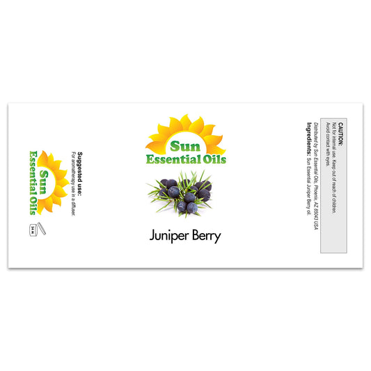 Sun Essential Oils Juniper Berry diffuser use adds a crisp winter scent