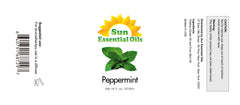 Sun Essential Oils peppermint essential oil diffuser for a cooling, uplifting ambiance.