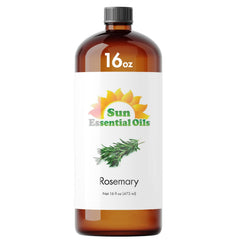 Sun Essential Oils rosemary oil bottle 16oz ready for diffuser use and blends