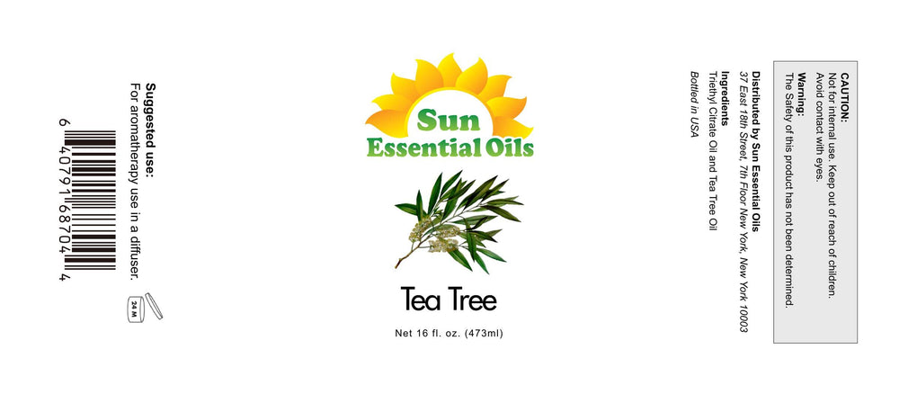 Sun Essential Oils Tea Tree diffuser scene demonstrates versatile aromatherapy use