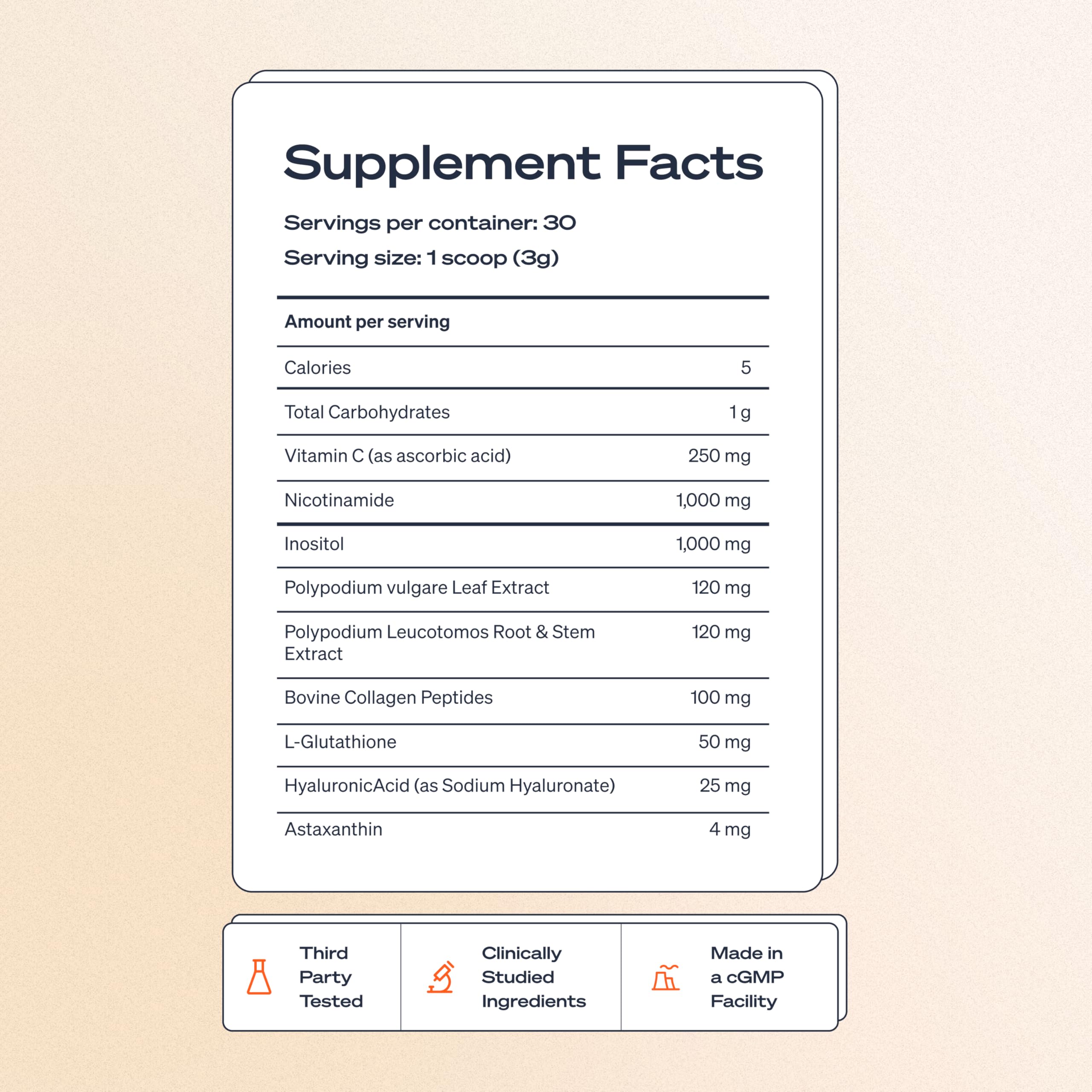 Sun Powder 1000mg Nicotinamide clinically dosed for skin support
