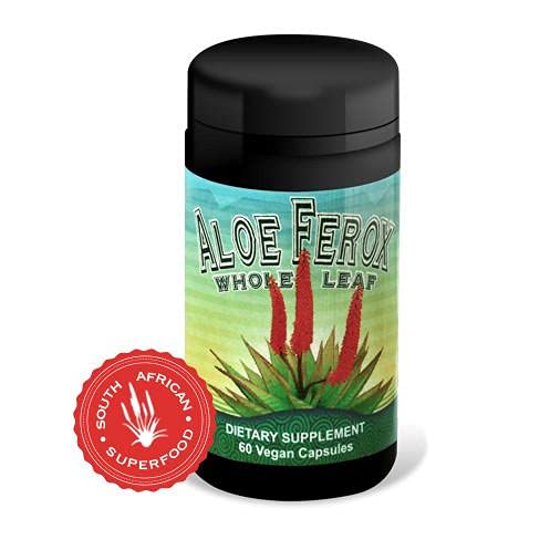 Sun Star Organics Aloe Ferox packaging with bitter extract emphasizes sustainable harvest.