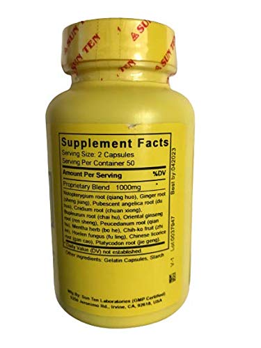 Sun Ten ginseng-mentha capsules ready for daily wellness.