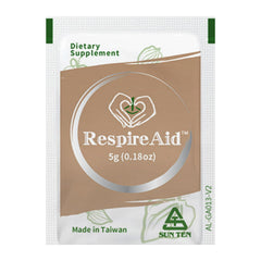 Sun Ten RespireAid hot water pour illustrating easy tea prep.