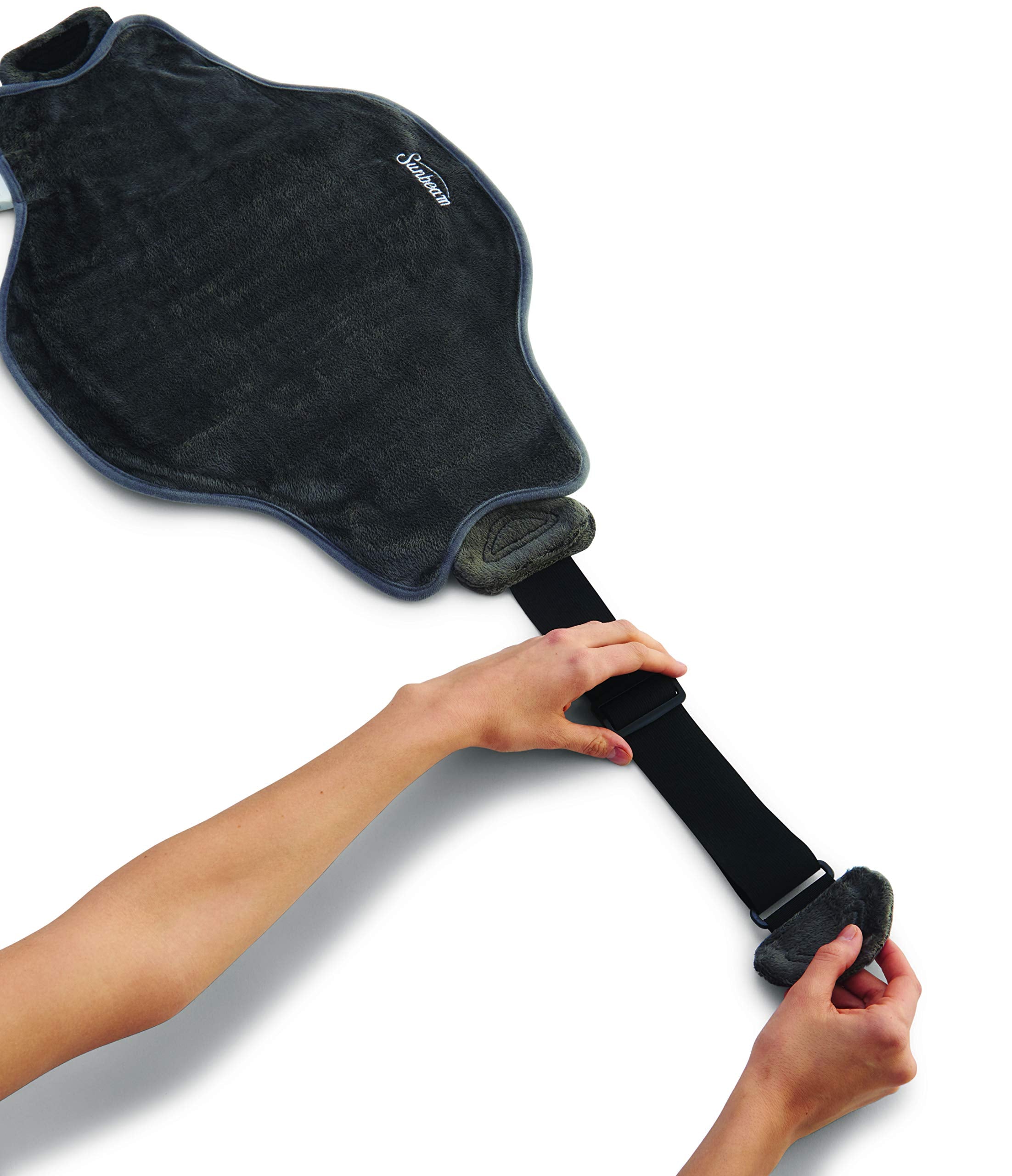 Sunbeam back wrap long nine-foot cord offers flexible placement.