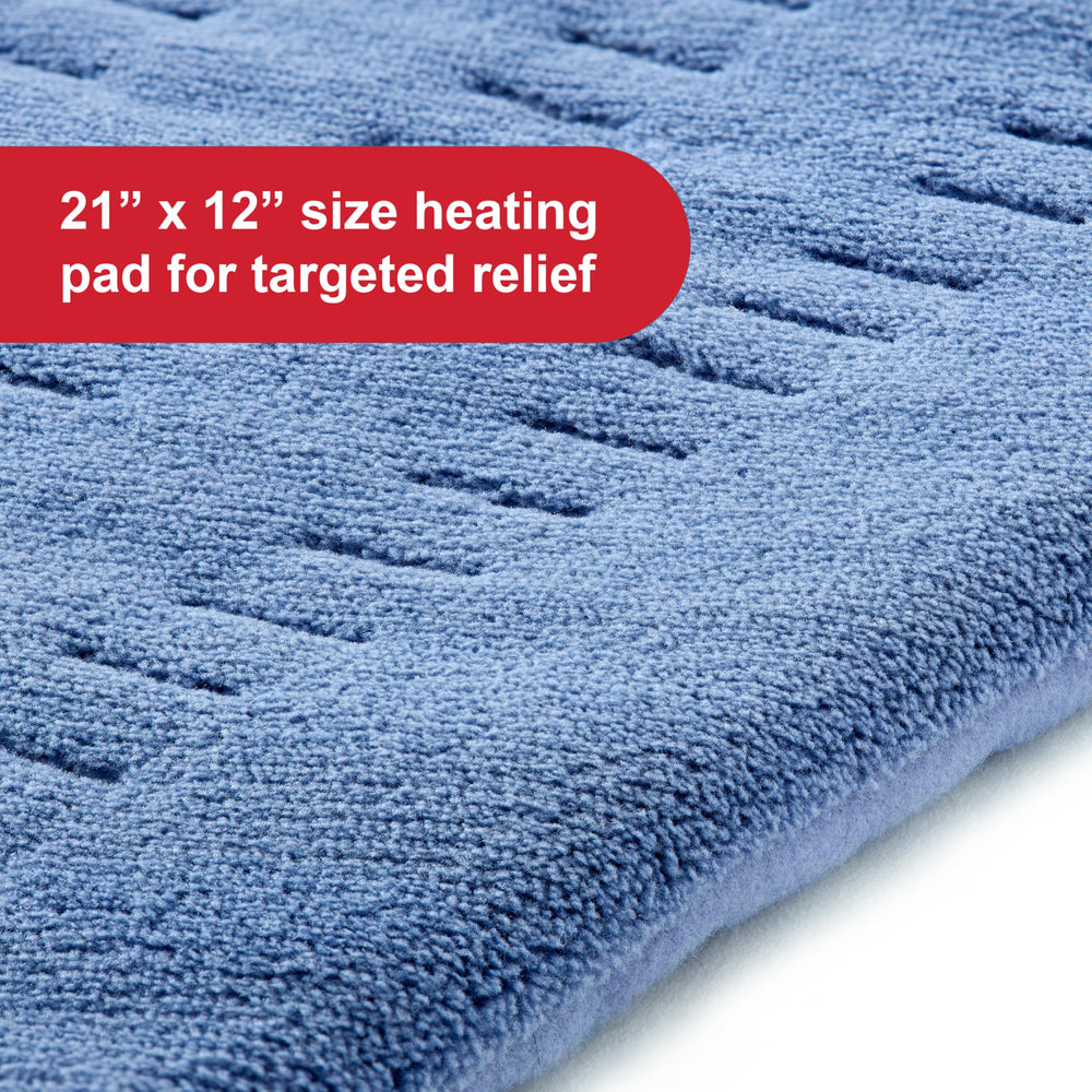 Sunbeam Thermabelt measures 12x21 inches offering broad cramps coverage.