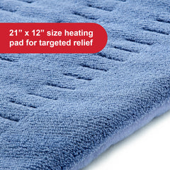 Sunbeam Thermabelt measures 12x21 inches offering broad cramps coverage.