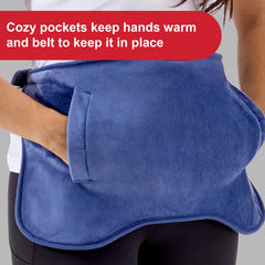 Sunbeam Thermabelt heat settings LED for quick, customizable warmth.