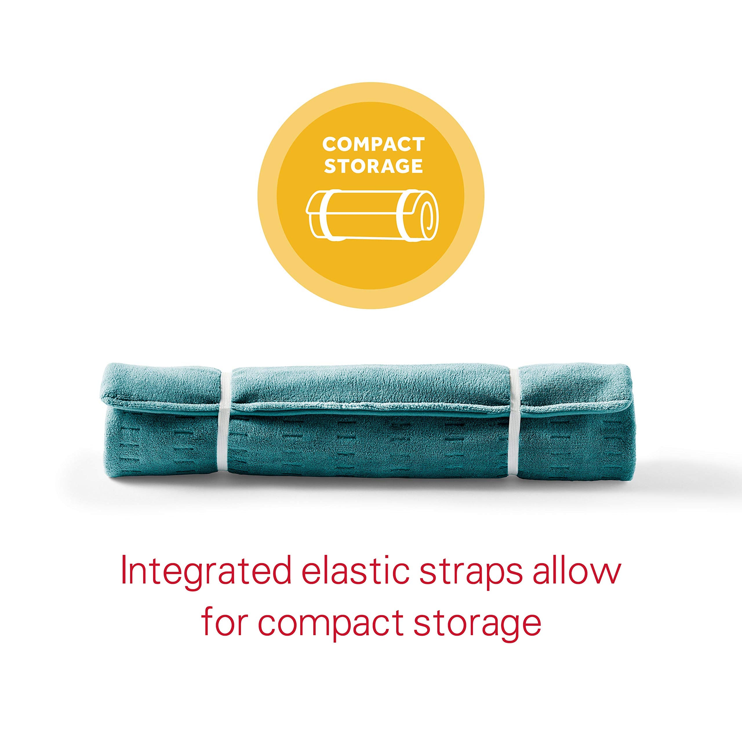 Sunbeam XXL heating pad supports period comfort with soothing heat.