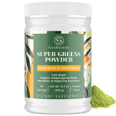 Sundhedsliv Super Greens Powder bottle exterior for daily vitality