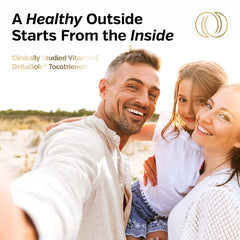 Sunergetic bottle pouring capsules into hand for daily use.