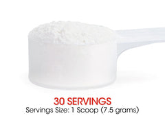 Sunfiber galactomannan fiber powder close-up within the blend