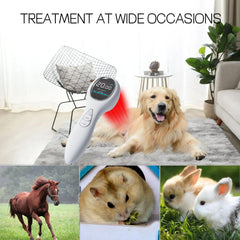 SUNJIKA Red Light Wand cream white finish for stylish home use and ergonomic handling.