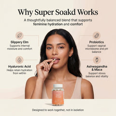 Ashwagandha and maca root in Super Soakd for mood support