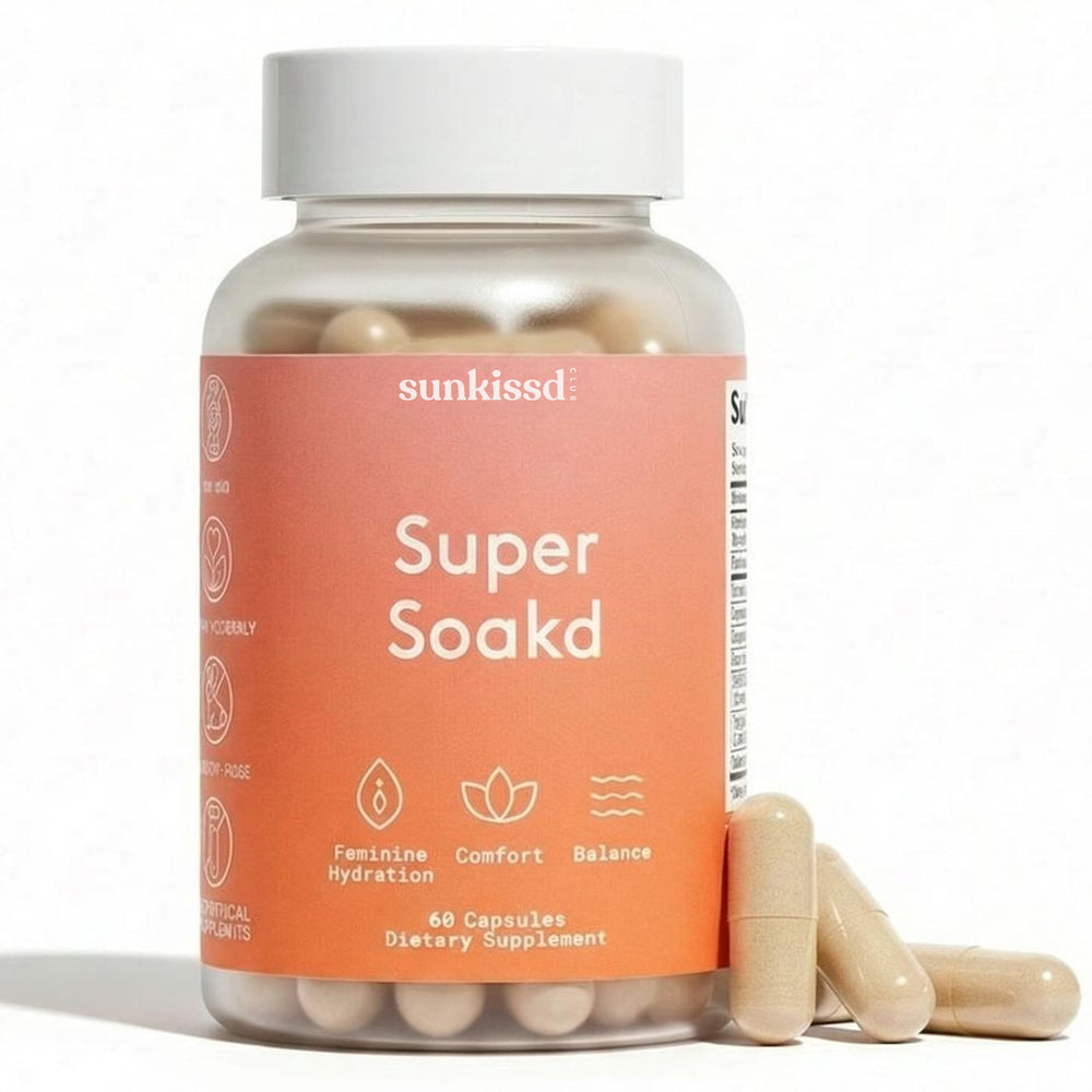 Sunkissd Club Super Soakd bottle front showing hydration focus