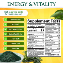 Sunlit Best Green Organics tablets beside glass of water for easy daily intake