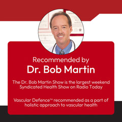 SunNutrition Vascular Defense capsules close-up representing enzyme blend for vascular health.