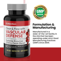 SunNutrition Vascular Defense garlic extract highlight suggesting circulatory balance benefits.