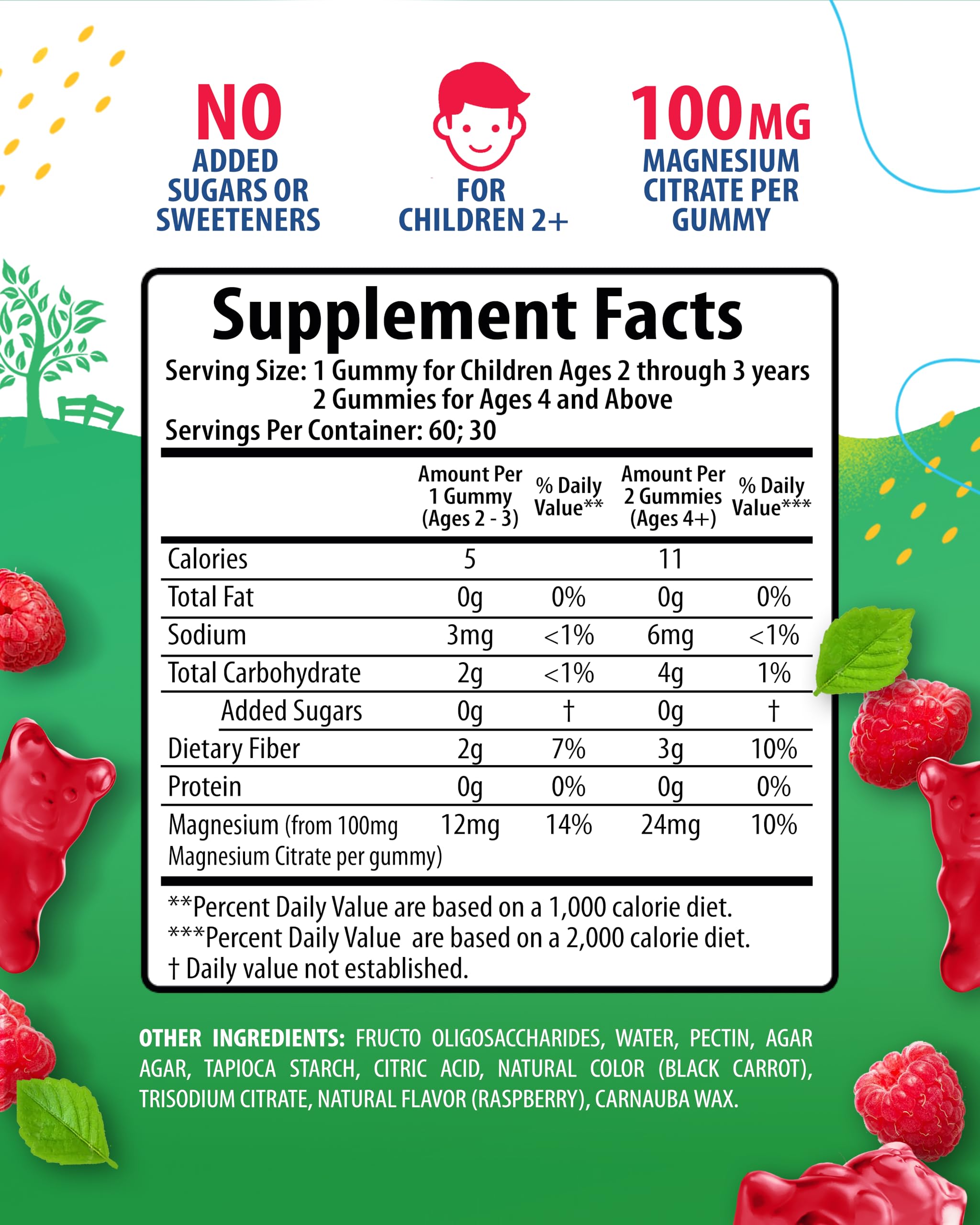 Sunny Sam gummies close-up shows raspberry flavor and soft, chewable texture.