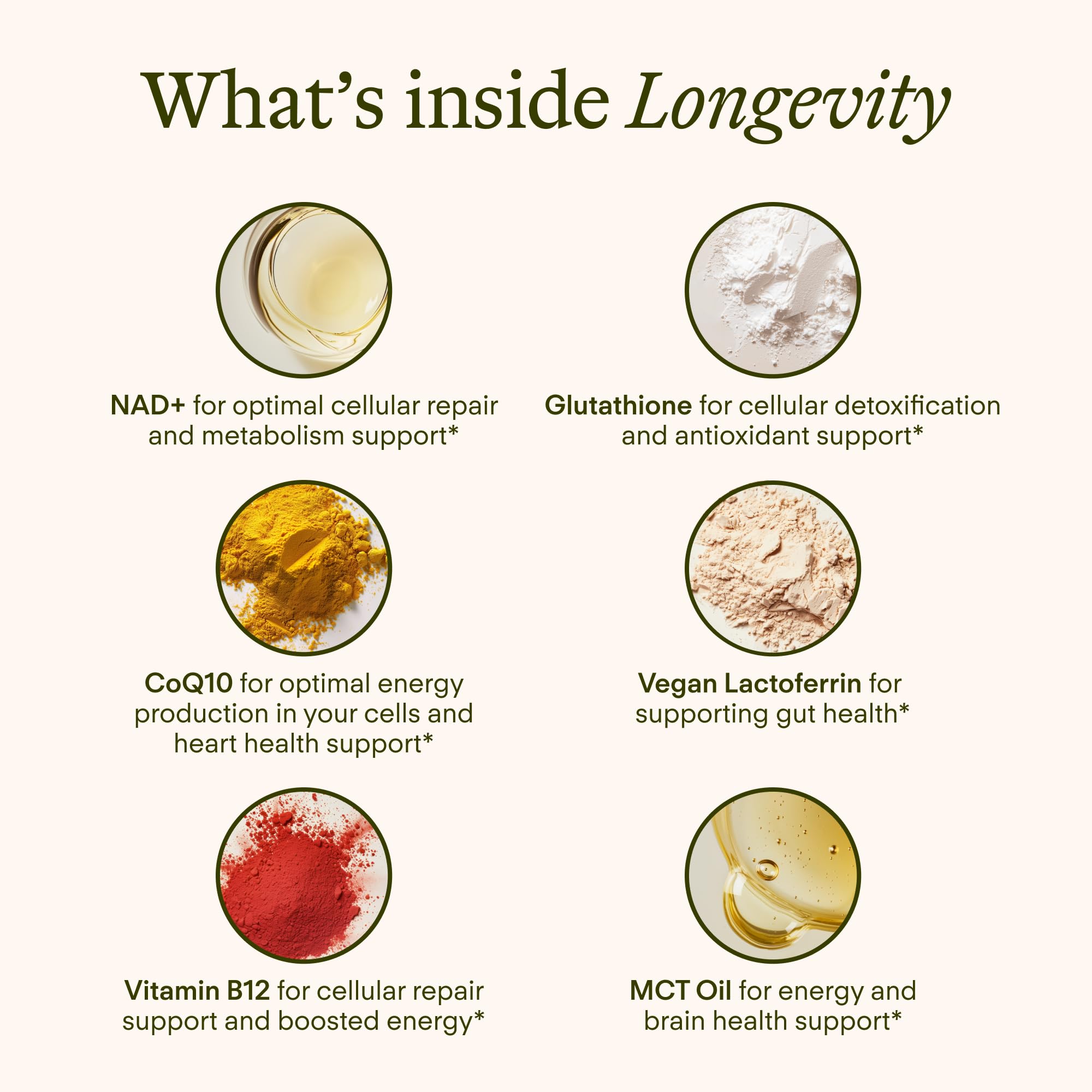 Sunny Within Longevity pouch in hand conveys easy daily use on the go.