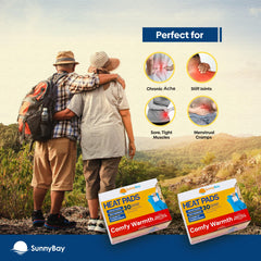 SunnyBay menstrual cramps heat patch provides discreet warmth for period days