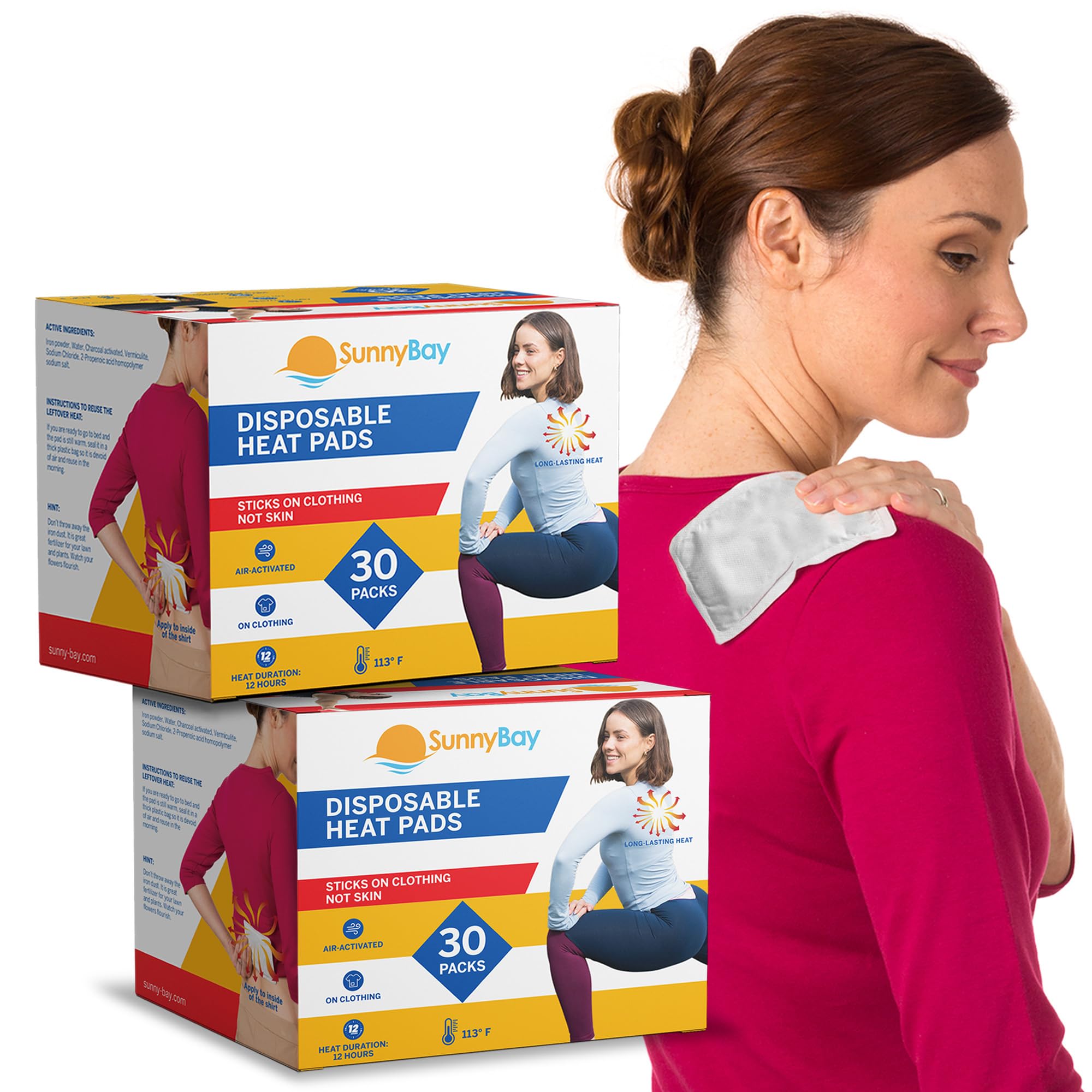 SunnyBay heat patch on neck delivers comforting warmth for daily soreness
