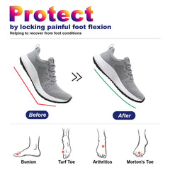 Sunnyeah carbon fiber insole inside shoe demonstrating discreet, lightweight stability