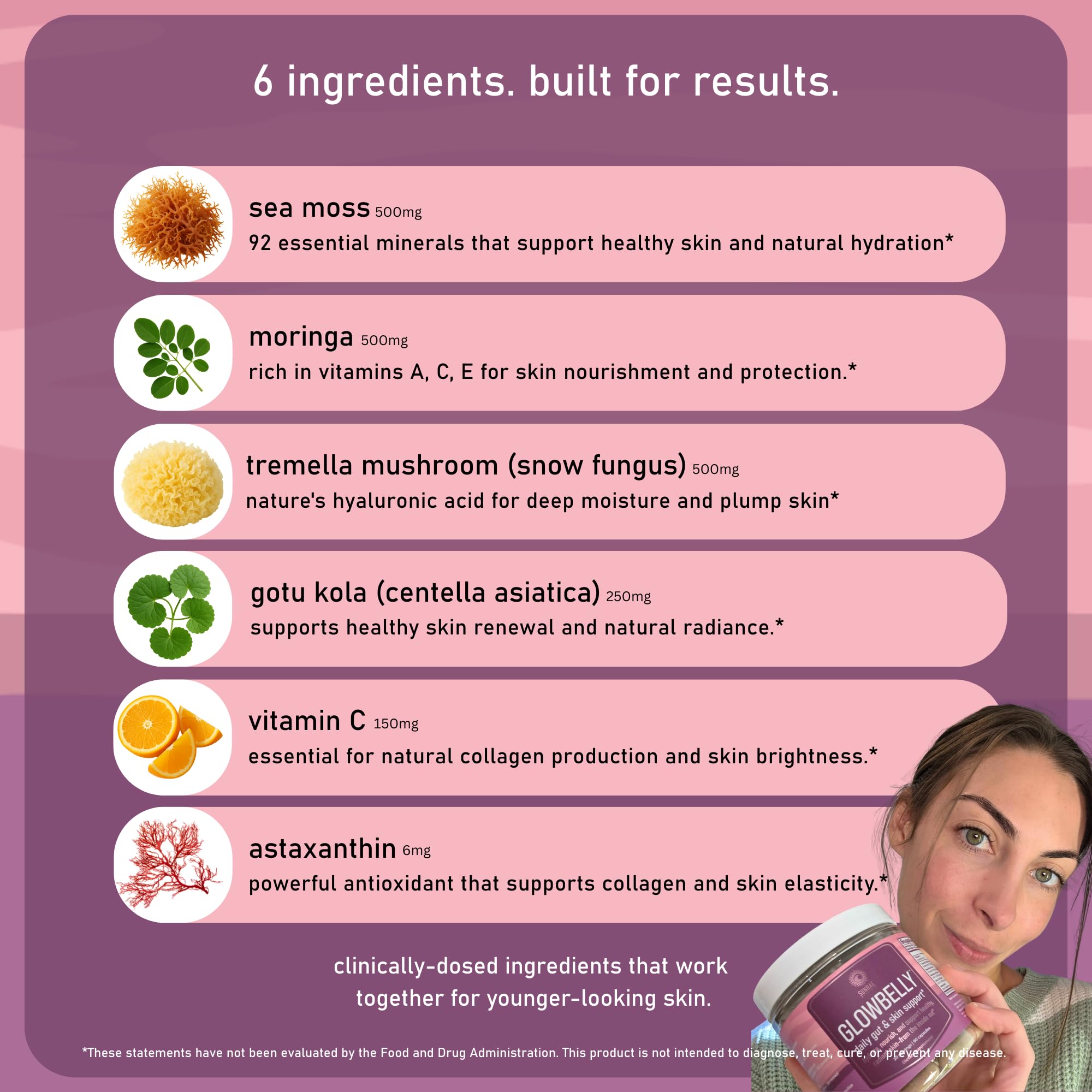 Sunrae Wellness astaxanthin antioxidant capsules on a clean background