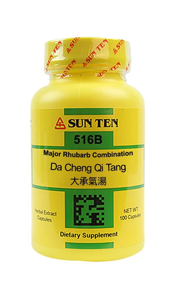 Sun Ten major rhubarb capsules packaging for daily wellness routine