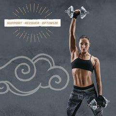 Sunwarrior active-warrior performance shake cup demonstrating ready-to-mix vegan protein.