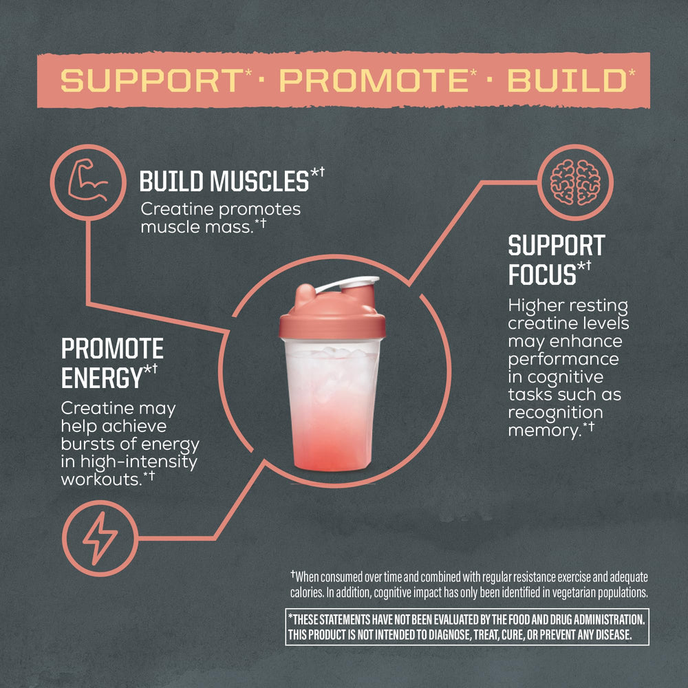 Closeup of Sunwarrior Creatine Monohydrate label highlighting vegan keto friendly claim
