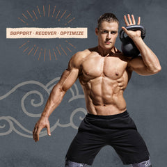 Sunwarrior glass bottle setup illustrating clean, plant-based protein on the go.
