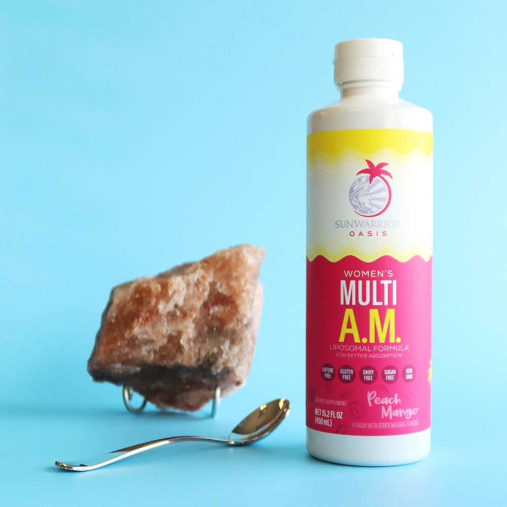 Sunwarrior ginseng bottle emphasizes energy and immune support potential