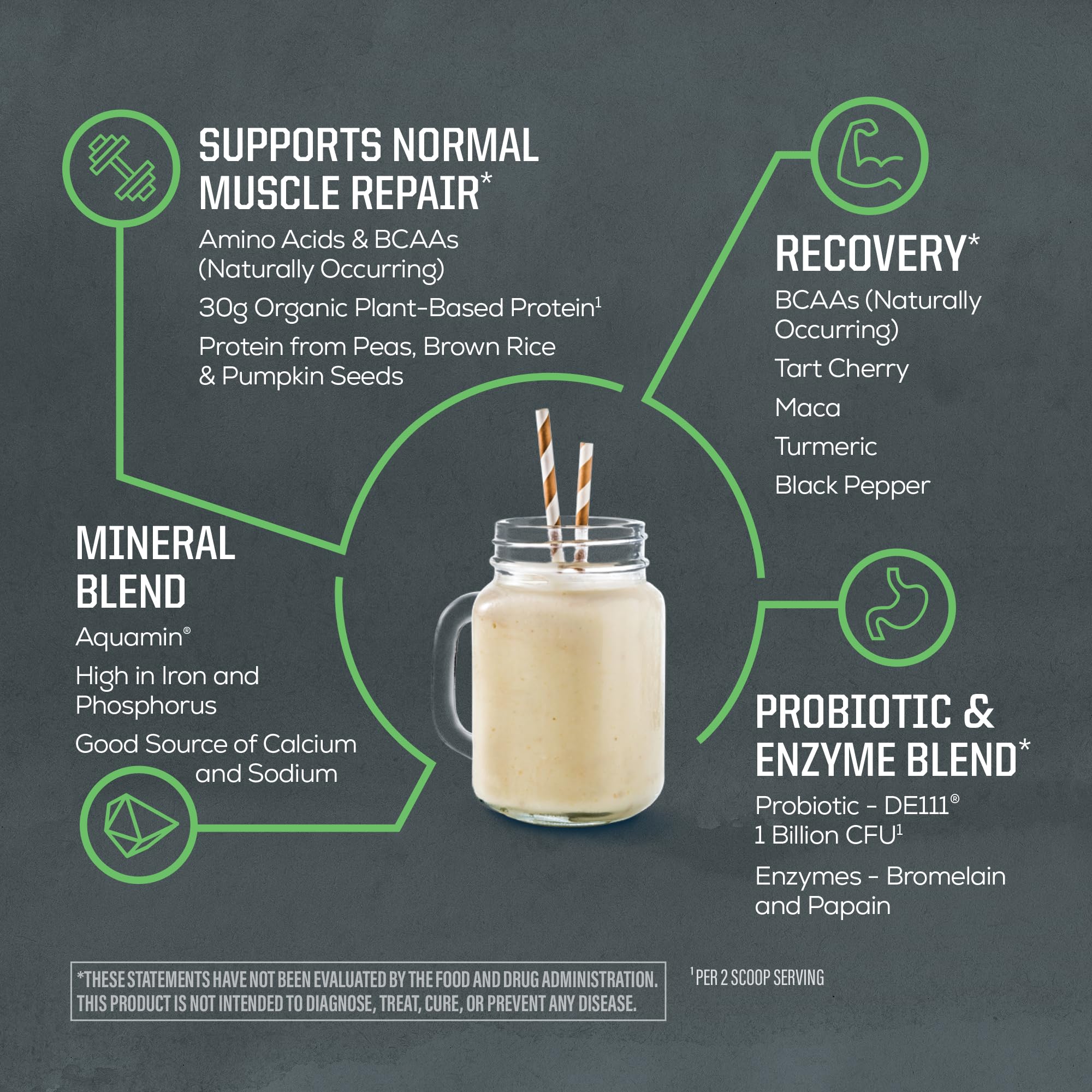 Sunwarrior plant-based protein blend highlighting rice and pea proteins for amino acid support.
